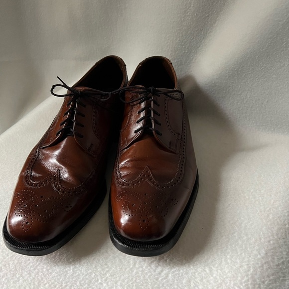 Florsheim Flexibles Size 9 Men’s Brown Leather Oxford Style Shoes - Picture 10 of 16